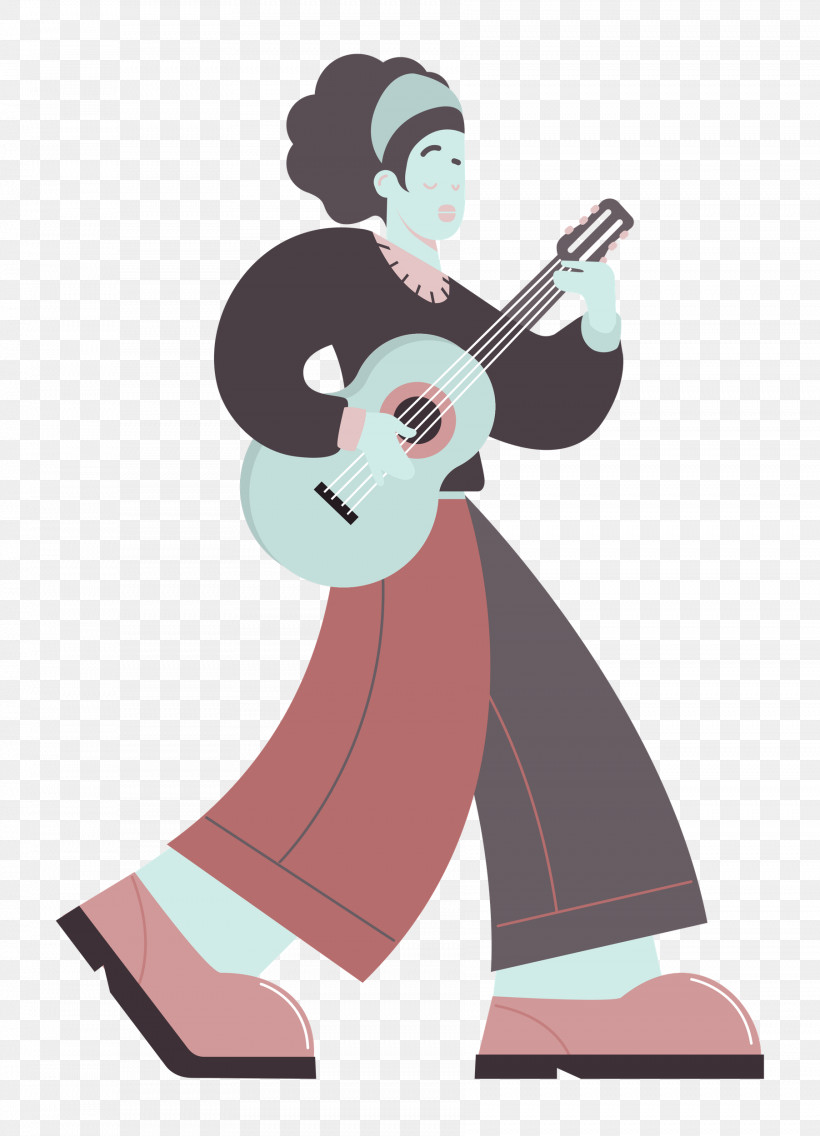Playing The Guitar Music Guitar, PNG, 1804x2500px, Playing The Guitar, Cartoon, Character, Guitar, Music Download Free