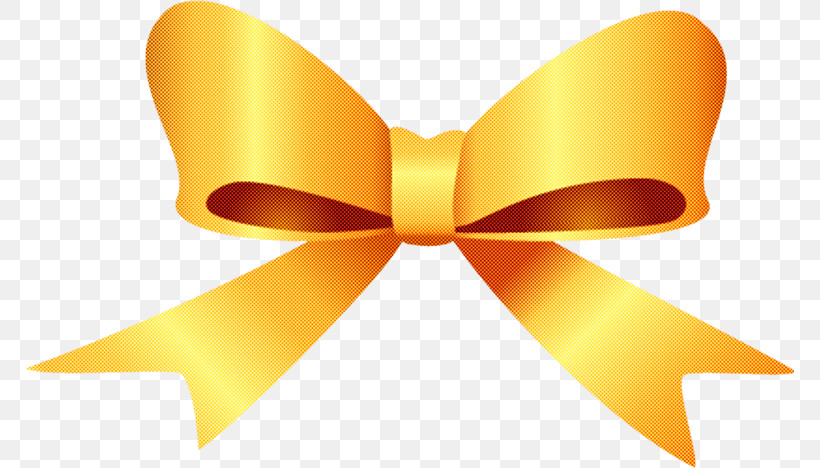 Bow Tie, PNG, 768x468px, Yellow, Bow Tie, Orange, Ribbon, Symmetry Download Free