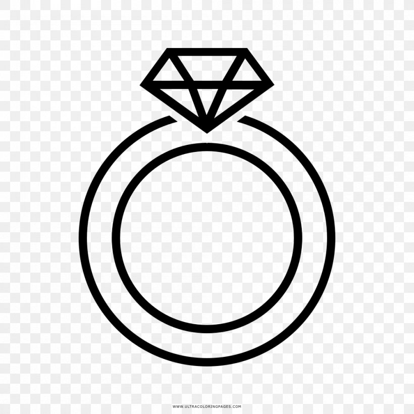 Earring Wedding Ring Drawing Coloring Book, PNG, 1000x1000px, Earring, Area, Black, Black And White, Bracelet Download Free