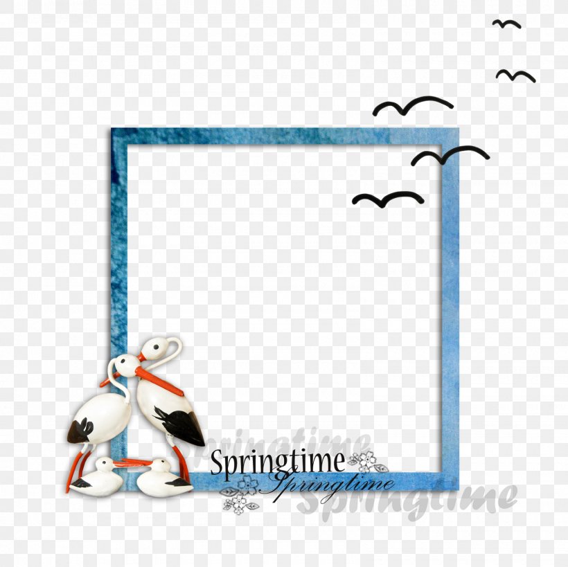 Bird Picture Frames Cartoon Line Font, PNG, 1600x1600px, Bird, Area, Blue, Cartoon, Material Download Free