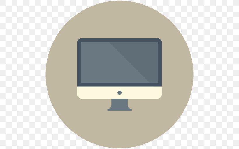 Computer Monitors Icon Design Flat Design, PNG, 512x512px, Computer Monitors, Apple, Brand, Computer, Computer Icon Download Free