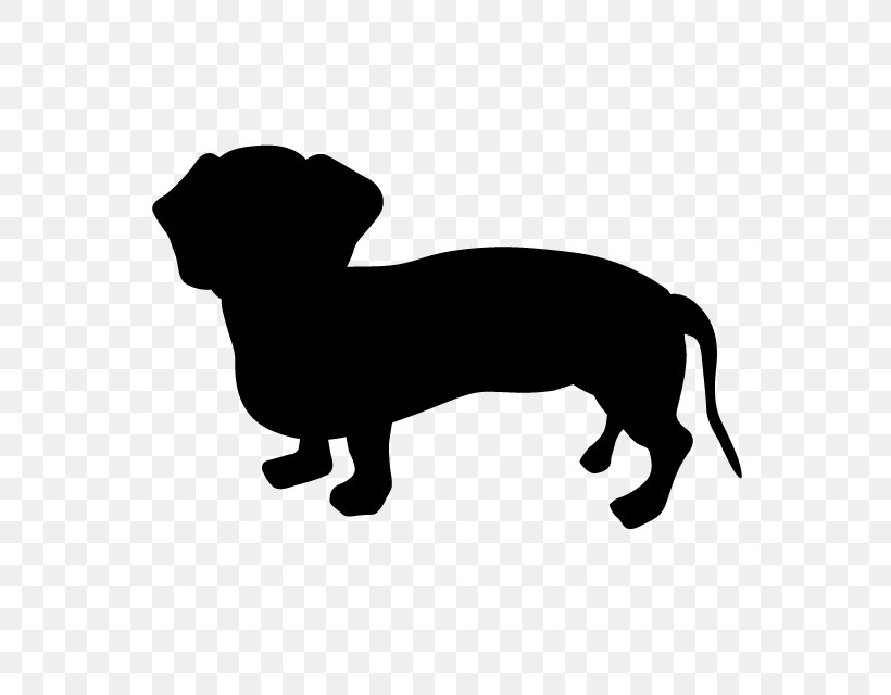 Dachshund Puppy Beagle Clip Art Vector Graphics, PNG, 640x640px, Dachshund, Beagle, Black, Black And White, Carnivoran Download Free
