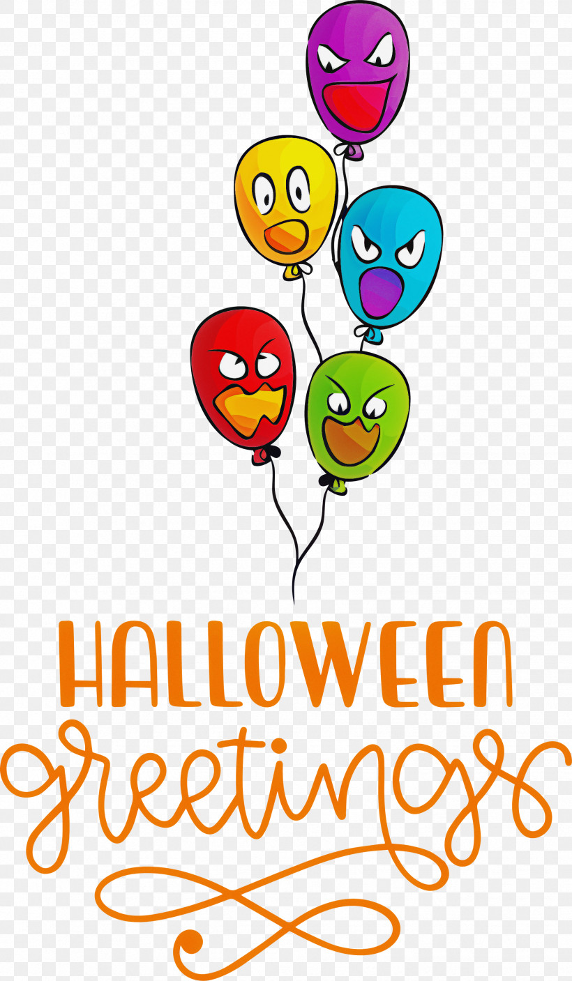 Happy Halloween, PNG, 1748x3000px, Happy Halloween, Balloon, Cut Flowers, Flower, Geometry Download Free