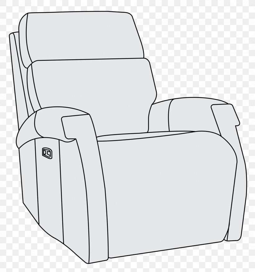Recliner Compact Car White Line Art, PNG, 1879x2000px, Recliner, Area, Black And White, Chair, Compact Car Download Free