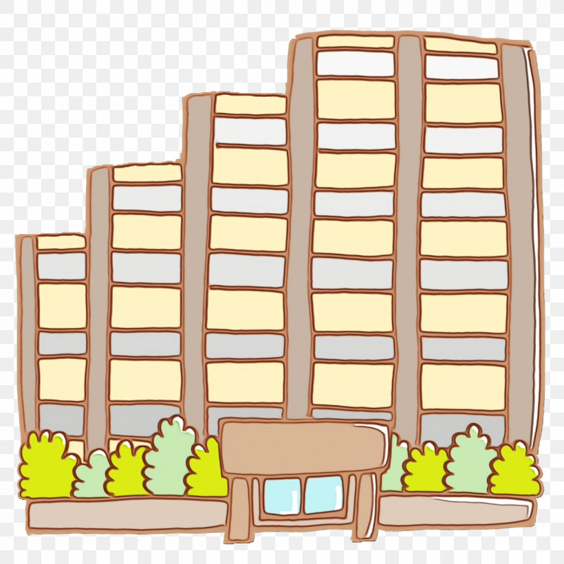 Furniture Yellow Cartoon Line Area, PNG, 1200x1200px, House, Area, Cartoon, Furniture, Home Download Free
