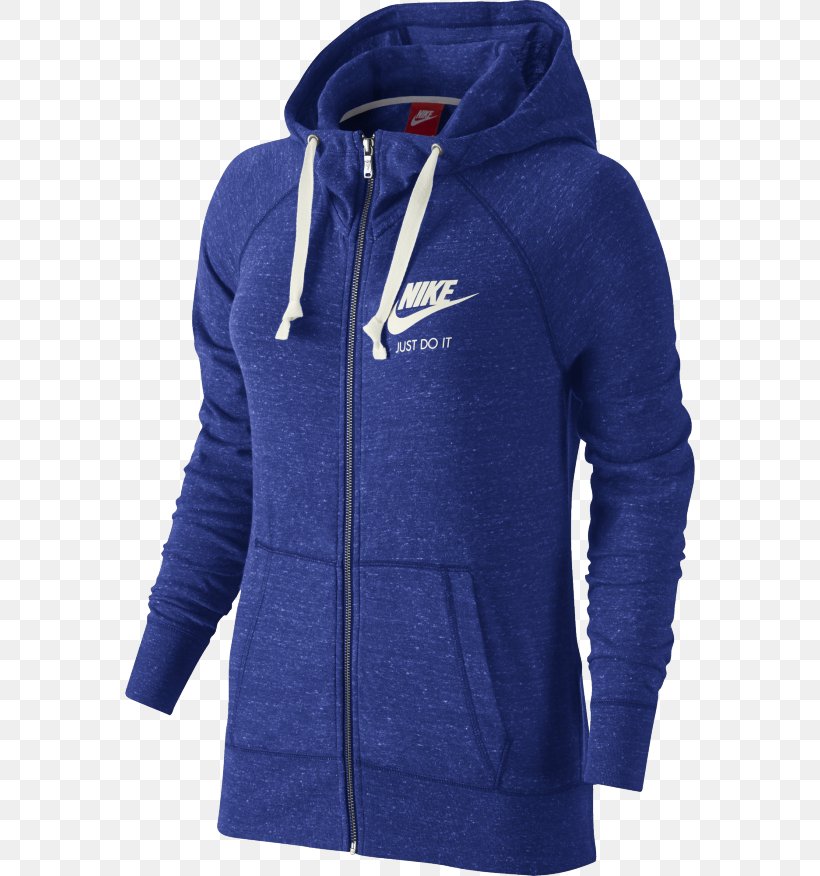 Hoodie Zipper Clothing Coat Nike, PNG, 570x876px, Hoodie, Blue, Bluza, Clothing, Coat Download Free