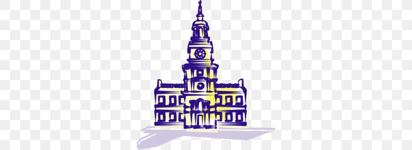 Independence Hall Clip Art, PNG, 276x300px, Independence Hall, Brand, Cartoon, Public Domain, Purple Download Free