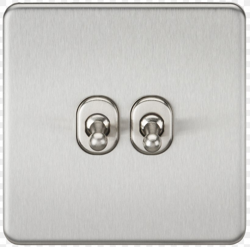 Electrical Switches Latching Relay Electrical Wires & Cable AC Power Plugs And Sockets Dimmer, PNG, 2111x2084px, Electrical Switches, Ac Power Plugs And Sockets, Body Jewelry, Brushed Metal, Chrome Plating Download Free