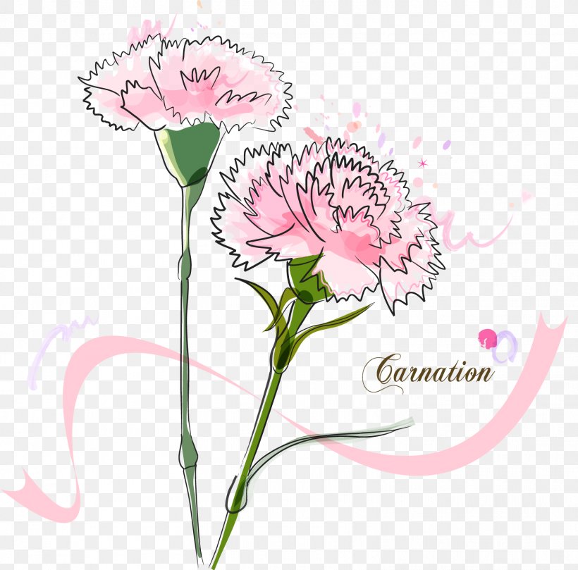 Madonna Of The Carnation Vector Graphics Image, PNG, 1574x1554px, Carnation, Cartoon, Cut Flowers, Dianthus, Education Download Free