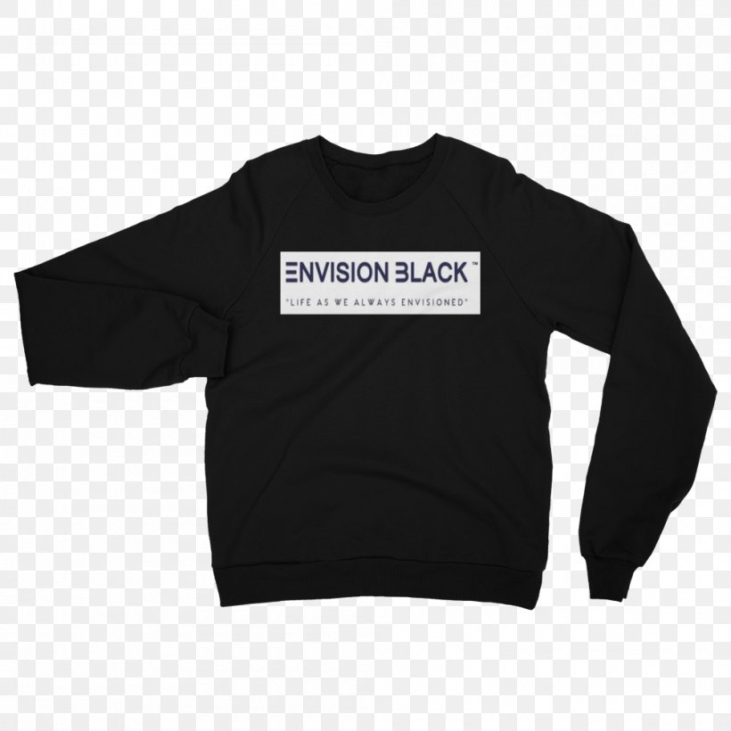 T-shirt Crew Neck Sweater Clothing Neckline, PNG, 1000x1000px, Tshirt, Black, Bluza, Brand, Clothing Download Free