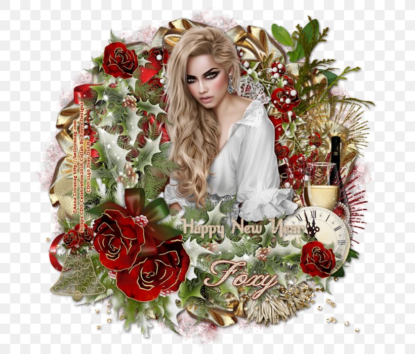 Christmas Ornament Floral Design Cut Flowers Wreath, PNG, 700x700px, Christmas Ornament, Christmas, Christmas Decoration, Cut Flowers, Decor Download Free