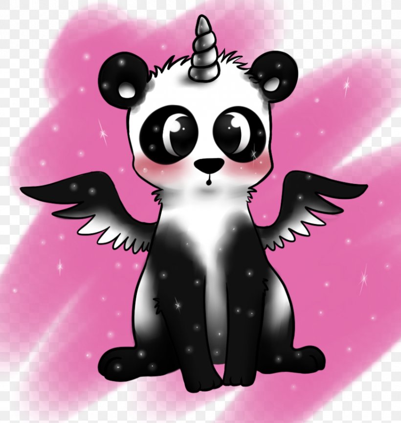 Giant Panda Drawing YouTube Unicorn, PNG, 870x918px, Giant Panda, Bear, Carnivoran, Cartoon, Cat Download Free