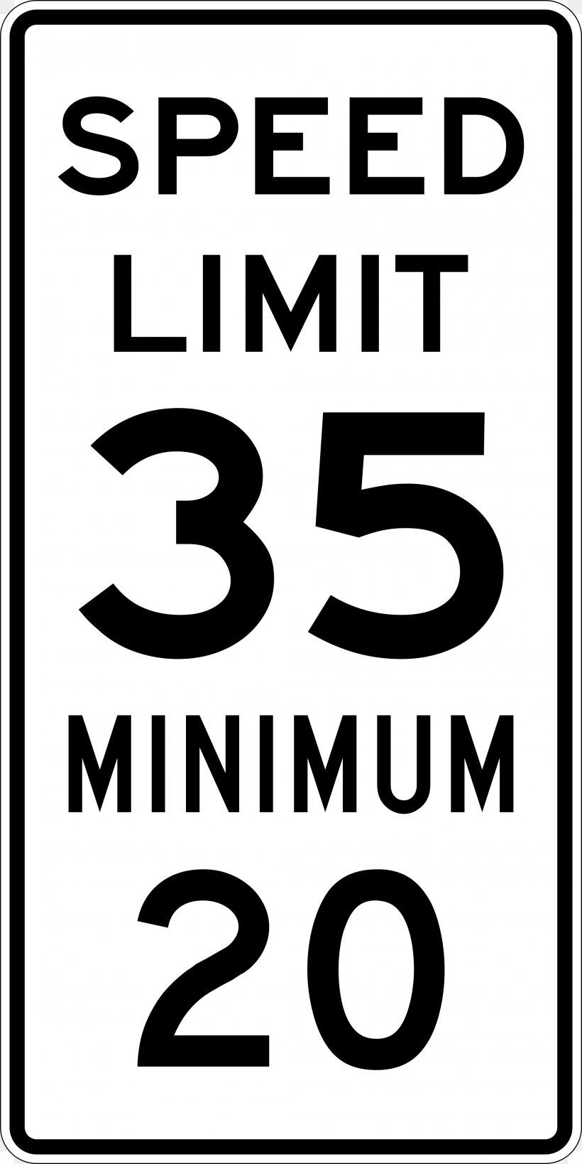 Speed Limit Traffic Sign Manual On Uniform Traffic Control Devices Road Traffic Safety, PNG, 2000x3997px, Speed Limit, Area, Black And White, Brand, Driving Download Free