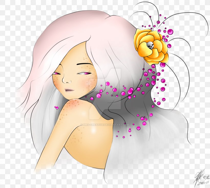 Ear Fairy Clip Art Illustration Cheek, PNG, 1024x917px, Watercolor, Cartoon, Flower, Frame, Heart Download Free