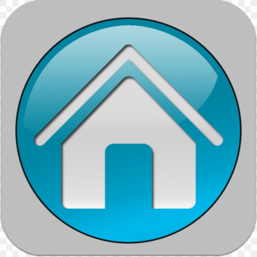 Home Page Button, PNG, 1024x1024px, Home, Aqua, Azure, Blue, Brand Download Free