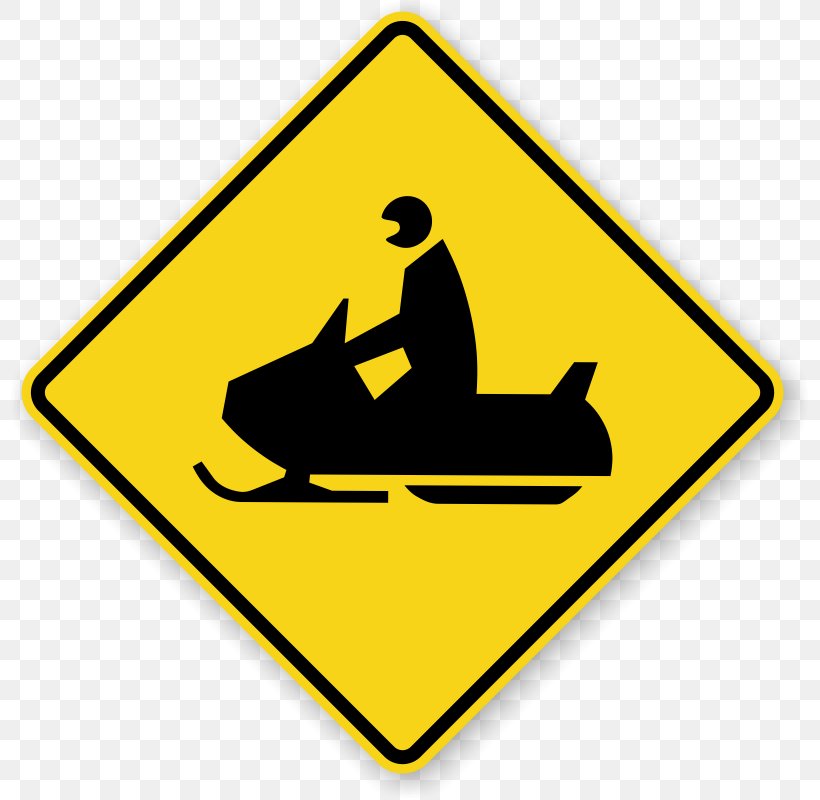 Snowmobile Traffic Sign Warning Sign Vehicle, PNG, 800x800px, Snowmobile, Allterrain Vehicle, Area, Bicycle, Brand Download Free