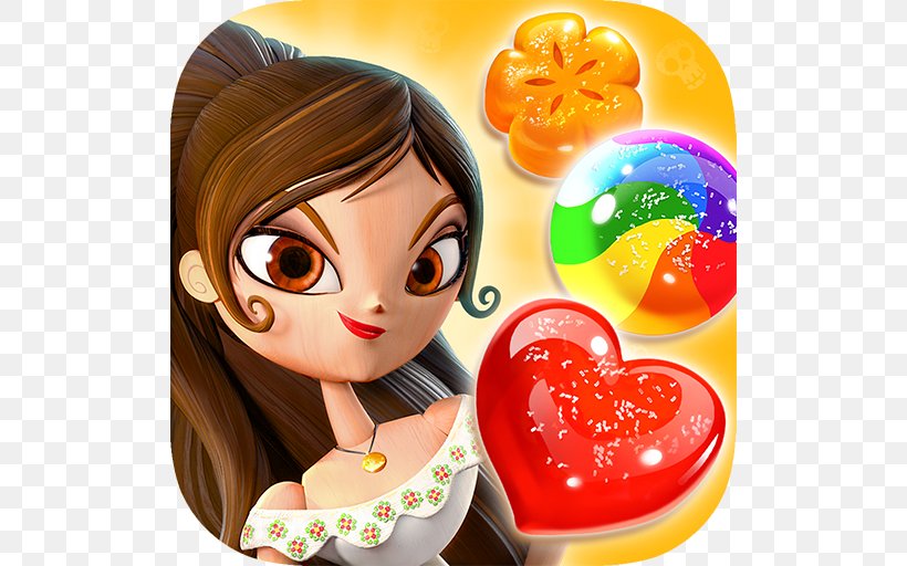Sugar Smash: Book Of Life, PNG, 512x512px, Watercolor, Cartoon, Flower, Frame, Heart Download Free