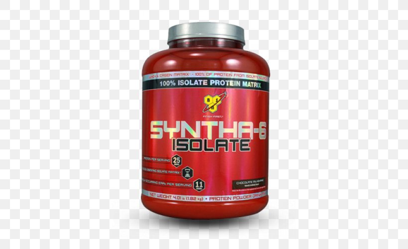 BSN Syntha-6 Isolate BSN Syntha 6 Isolate 4 Lbs 100% Whey Isolate, PNG, 500x500px, Ice Cream, Cream, Diet, Dietary Supplement, Milkshake Download Free