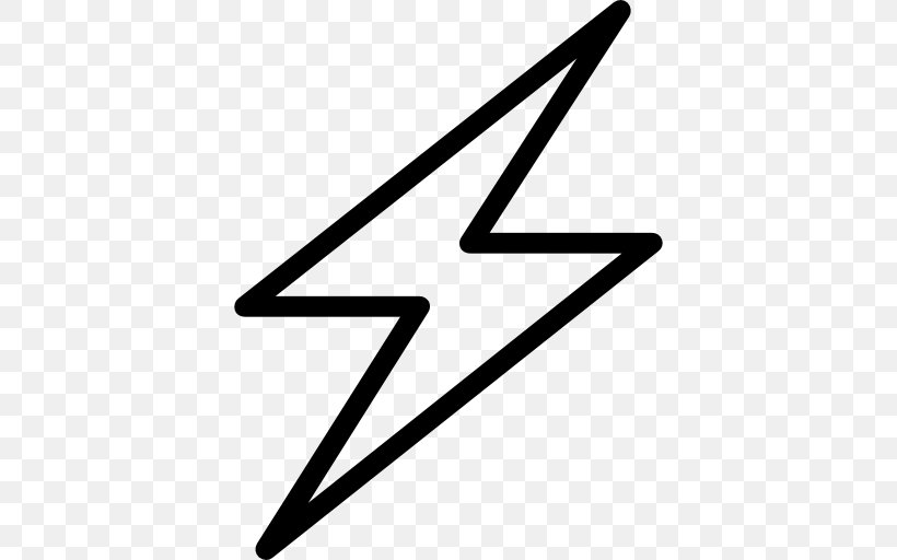 Thunder Clip Art, PNG, 512x512px, Thunder, Black And White, Electricity, Lightning, Point Download Free