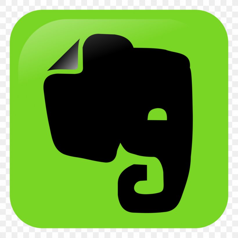 Evernote Microsoft OneNote Android, PNG, 1000x1000px, Evernote, Android, Backup, Grass, Green Download Free