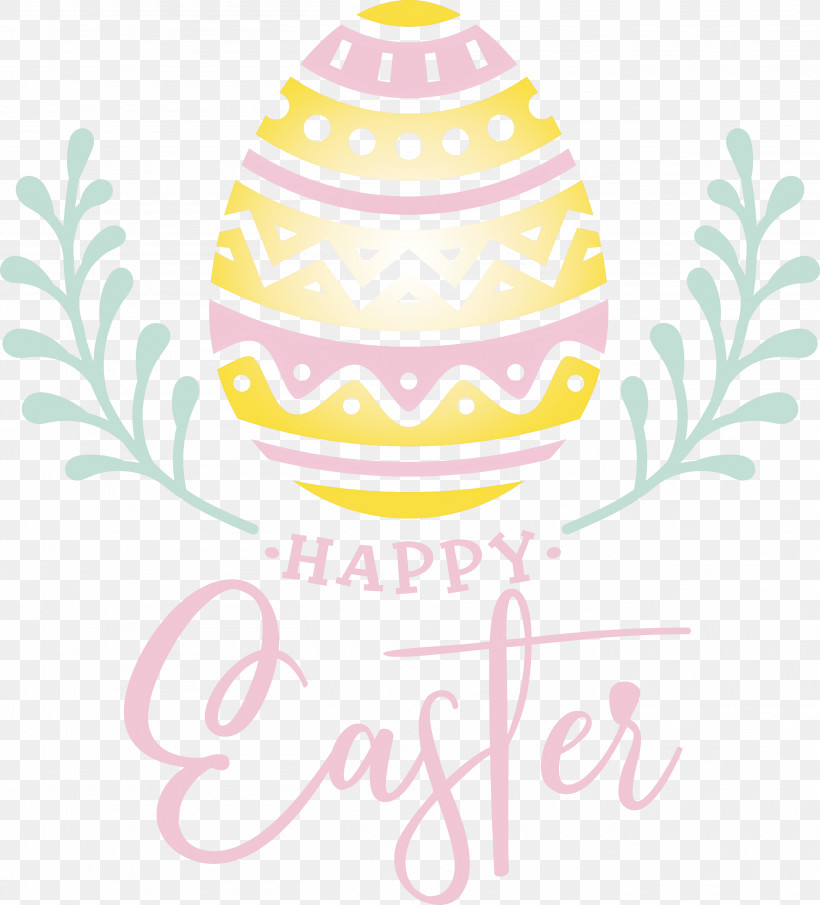 Happy Easter, PNG, 2718x3000px, Happy Easter, Easter Egg, Plant, Yellow Download Free