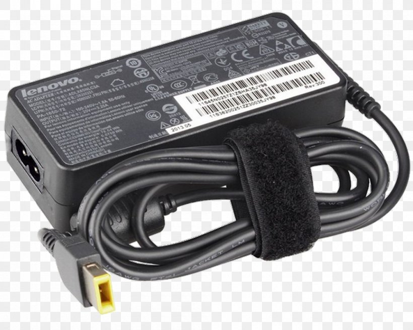 Laptop Battery Charger ThinkPad X1 Carbon Lenovo AC Adapter, PNG, 1000x800px, Laptop, Ac Adapter, Adapter, Alternating Current, Battery Charger Download Free