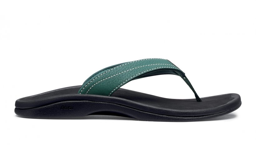 Slipper Sandal Flip-flops Slide OluKai, PNG, 1600x980px, Slipper, Flip Flops, Flipflops, Footwear, Malachite Download Free