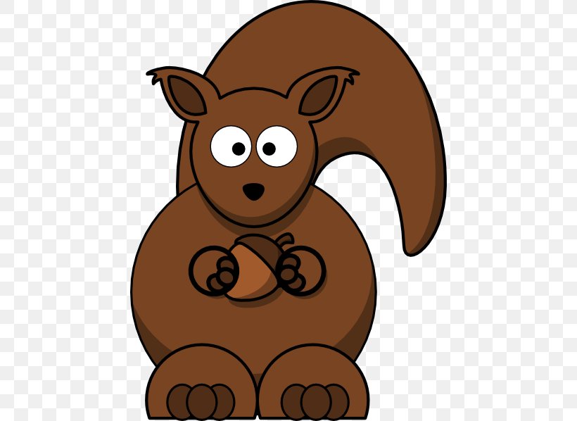 Squirrel Cartoon Chipmunk Clip Art, PNG, 450x598px, Squirrel, Art, Bear, Carnivoran, Cartoon Download Free