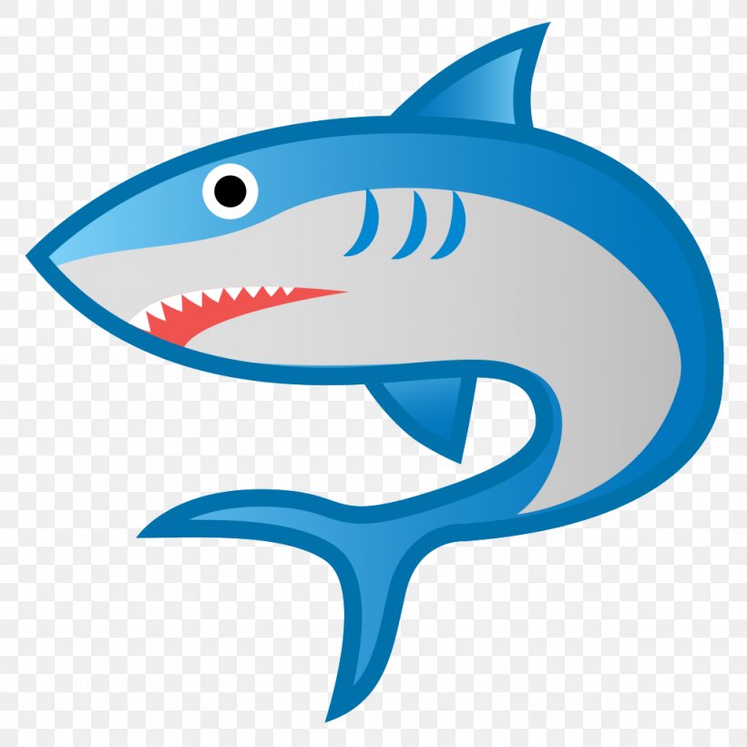 Tiger Shark Emoticon Noto Fonts, PNG, 1024x1024px, Tiger Shark, Blue, Cartilaginous Fish, Electric Blue, Emoji Download Free