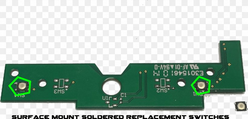 Xbox One Xbox 360 Microcontroller Electronics, PNG, 2048x987px, Xbox One, Battle Beaver Customs, Circuit Component, Computer Hardware, Electrical Switches Download Free