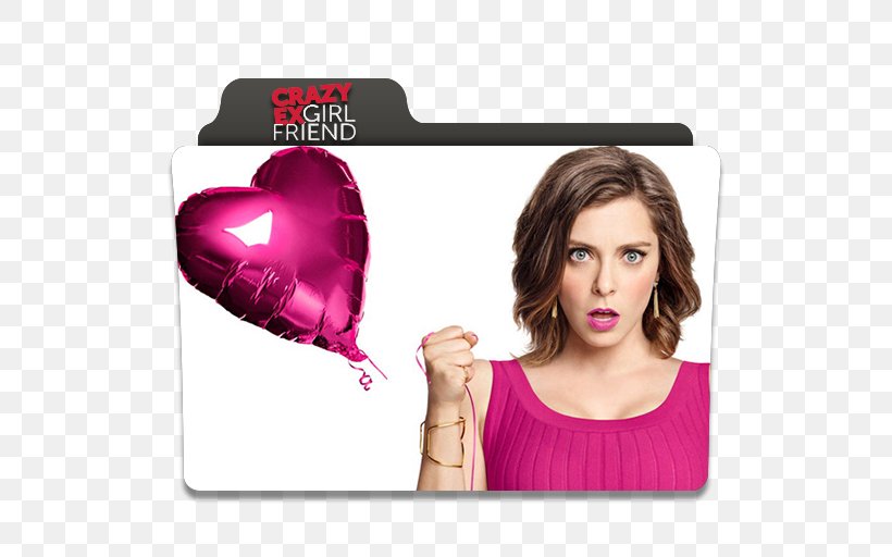 Rachel Bloom Crazy Ex-Girlfriend Television Show Netflix, PNG, 512x512px, Watercolor, Cartoon, Flower, Frame, Heart Download Free