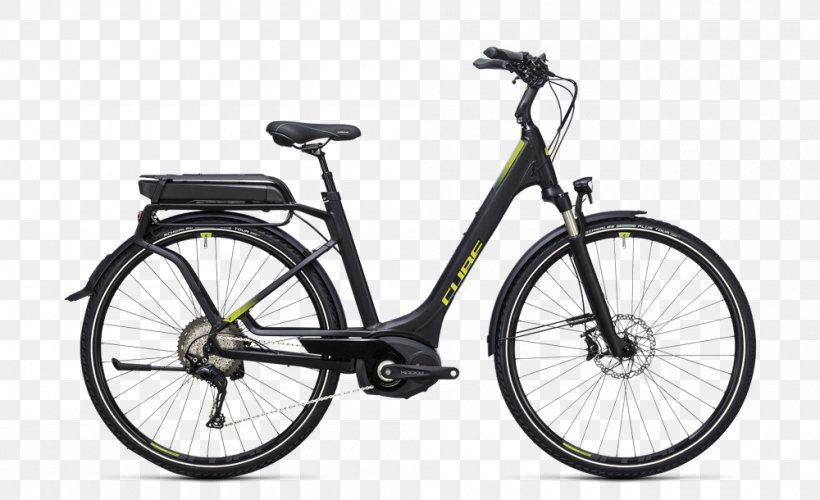 Electric Bicycle Cube Bikes CUBE Reaction Hybrid Pro 500 Mountain Bike, PNG, 1000x610px, Bicycle, Auto Part, Automotive Wheel System, Bicycle Accessory, Bicycle Drivetrain Part Download Free