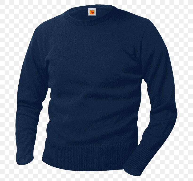 Long-sleeved T-shirt Long-sleeved T-shirt Sweater Crew Neck, PNG, 720x771px, Tshirt, Active Shirt, Blue, Bluza, Coat Download Free