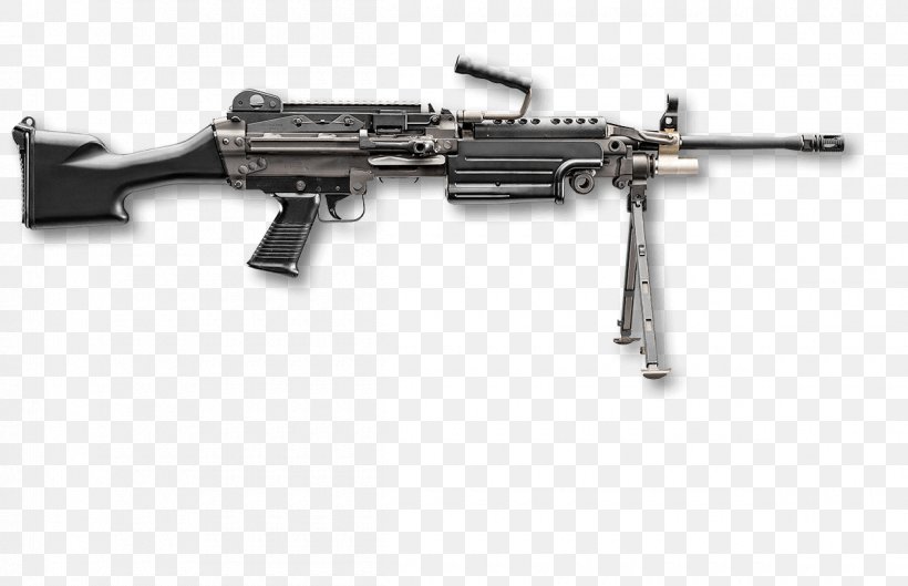 M249 Light Machine Gun Squad Automatic Weapon FN Herstal M240 Machine ...