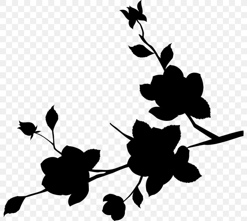 Clip Art Leaf Floral Design Pattern, PNG, 800x734px, Leaf, Black M, Blackandwhite, Botany, Branch Download Free