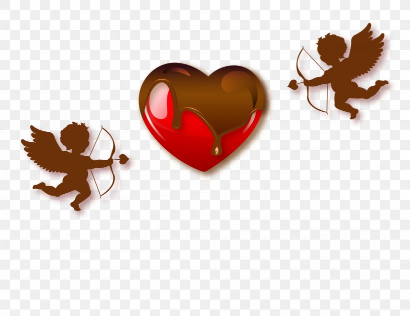 Love Cupid Chocolate, PNG, 2000x1546px, Love, Bow, Chocolate, Cupid, Food Download Free
