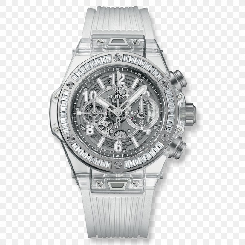 Hublot Sapphire Watch Jewellery Chronograph, PNG, 1000x1000px, Hublot, Automatic Watch, Bracelet, Brand, Chronograph Download Free