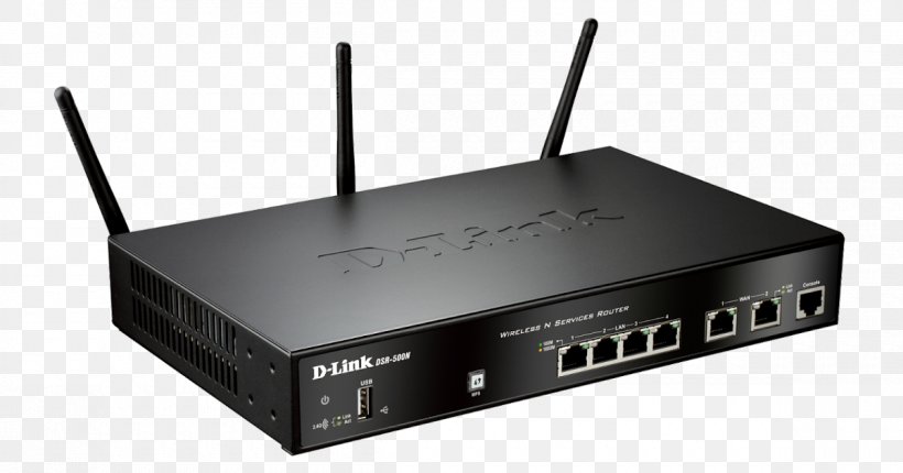 Router Wide Area Network Gigabit Ethernet D-Link Local Area Network, PNG, 1200x630px, Router, Computer Network, Computer Port, Dlink, Dlink Dsr500 Download Free