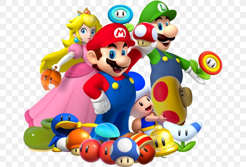 Super Mario Bros. New Super Mario Bros Super Mario World Luigi, PNG, 664x558px, Mario Bros, Baby Toys, Boos, Luigi, Mario Download Free