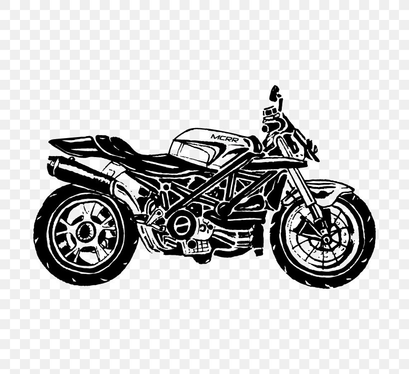 Motorcycle Accessories Car Motor Vehicle, PNG, 750x750px, Motorcycle, Automotive Design, Automotive Tire, Black And White, Brand Download Free