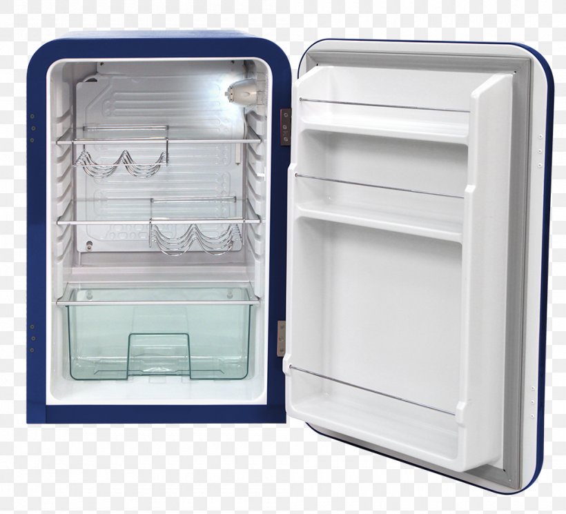 Home Appliance Refrigerator Russell Hobbs RETRO RHRETUCLF55BL Kitchen, PNG, 1000x909px, Home Appliance, Centimeter, Countertop, Door, Kitchen Download Free