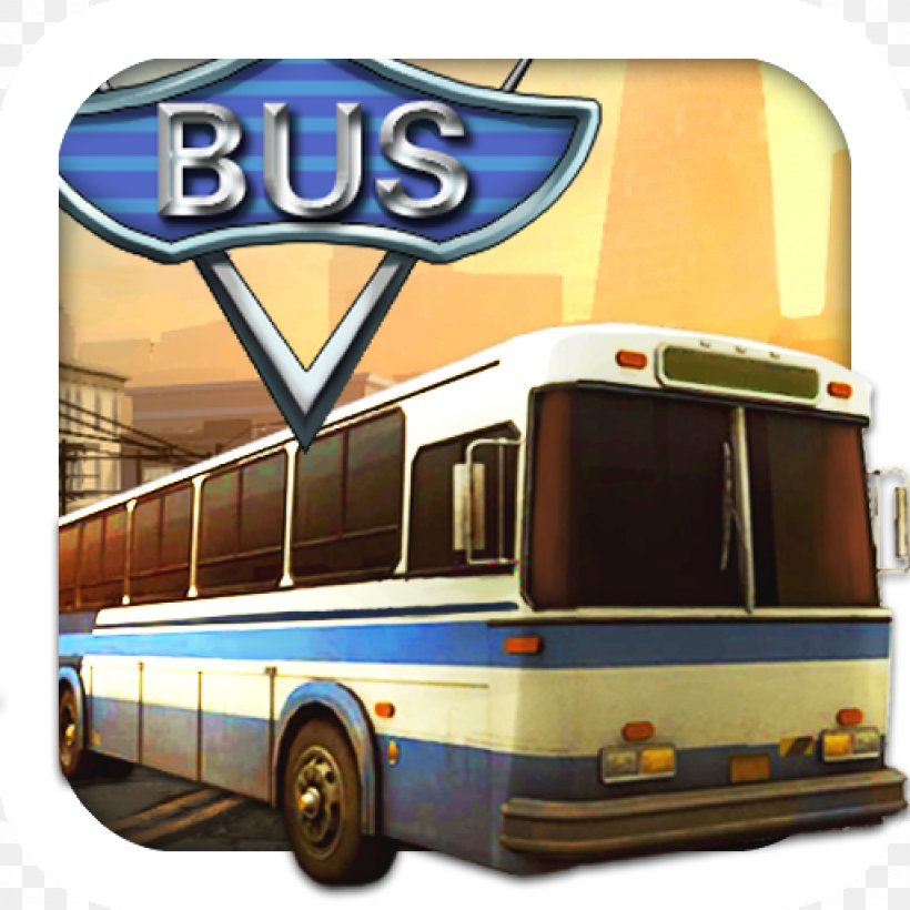 City Bus Driving 3D Simulator Coach Bus Simulator Android, PNG, 1024x1024px, Bus, Android, Brand, Coach Bus Simulator, Game Download Free