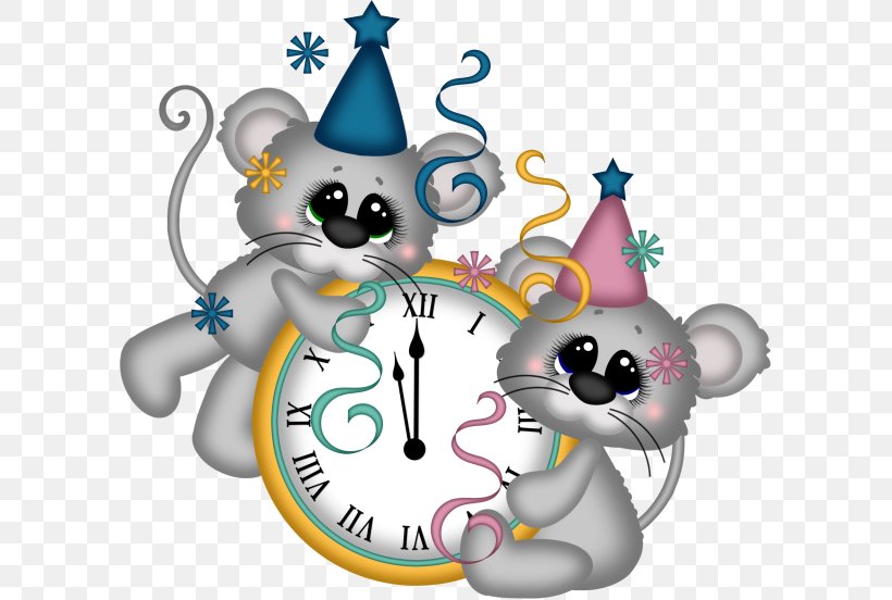 New Years Eve New Years Day Clock Clip Art, PNG, 600x552px, New Year, Art, Baby Toys, Carnivoran, Cat Download Free