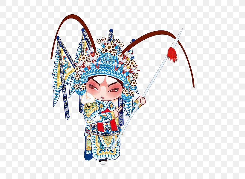 Peking Opera Cartoon Illustration, PNG, 600x600px, Watercolor, Cartoon, Flower, Frame, Heart Download Free
