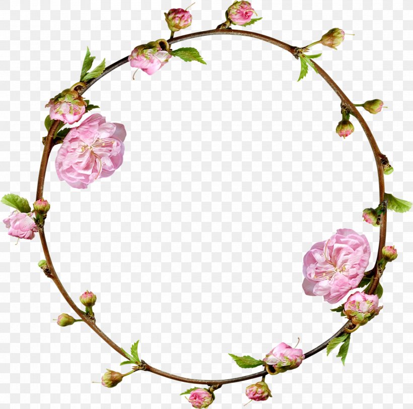 Picture Frames Clip Art, PNG, 2500x2475px, Picture Frames, Blossom, Branch, Cherry Blossom, Depositfiles Download Free