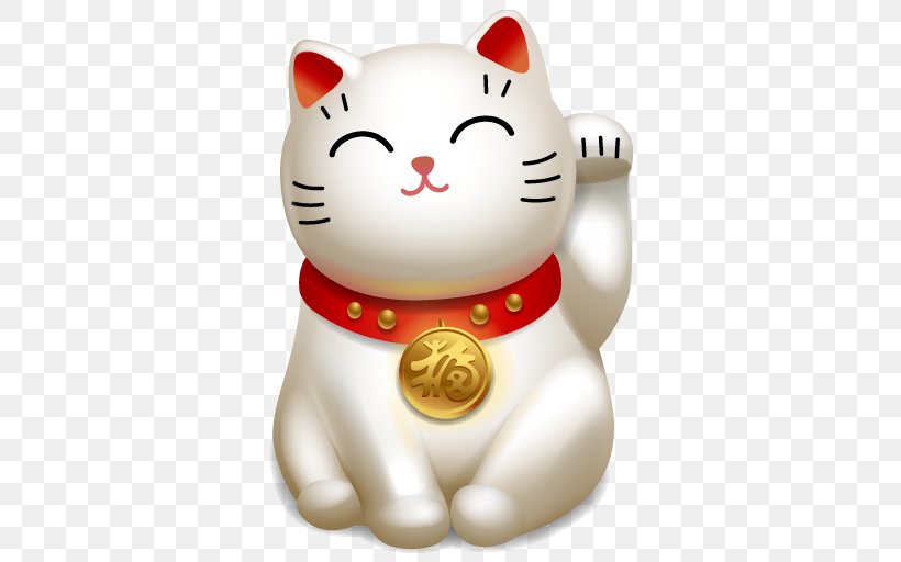 Cat Maneki-neko Icon, PNG, 512x512px, Cat, Button, Carnivoran, Cat Like Mammal, Ico Download Free