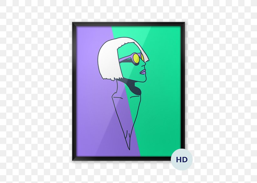 Green Graphic Design Purple, PNG, 585x585px, Green, Art, Cartoon, Character, Fiction Download Free