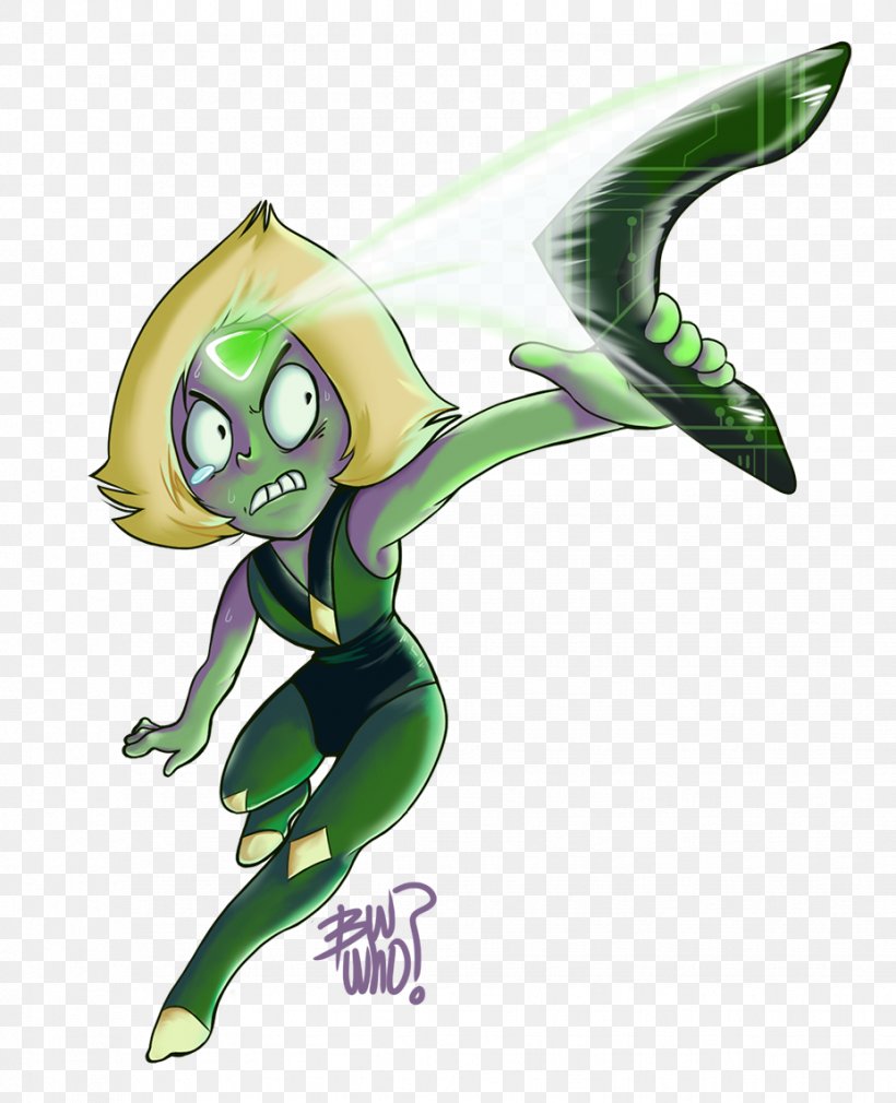 Peridot Boomerang Fan Art Weapon, PNG, 927x1142px, Peridot, Art, Artist, Boomerang, Cartoon Download Free