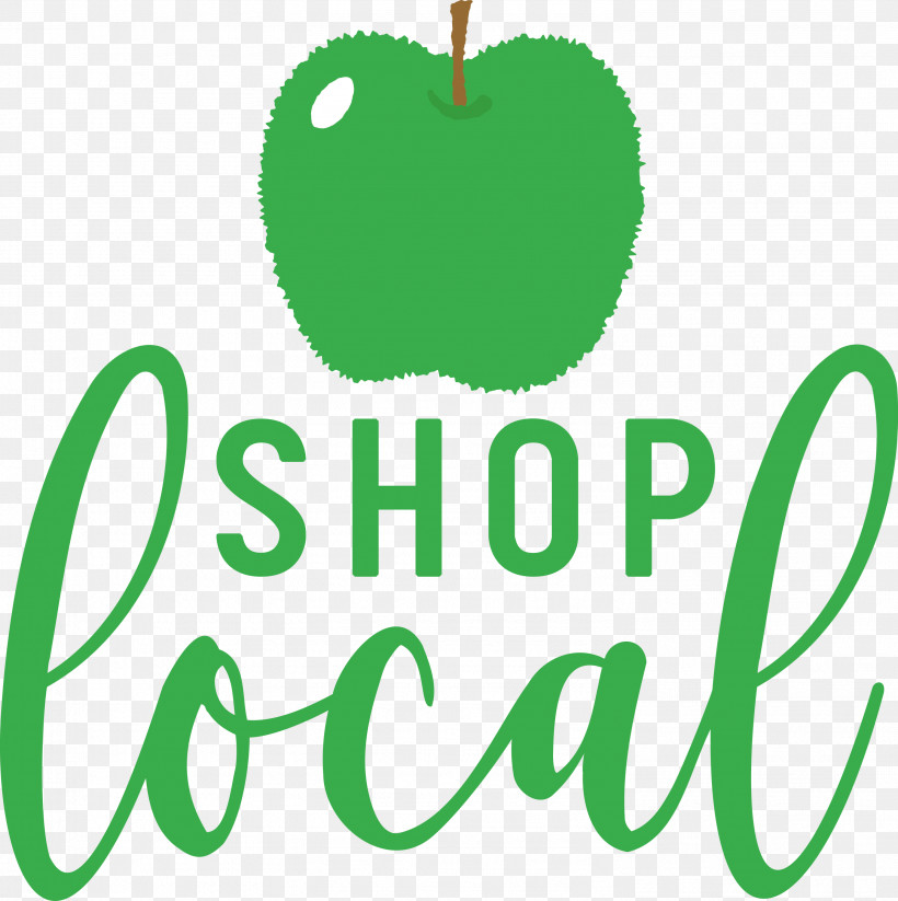 SHOP LOCAL, PNG, 2986x3000px, Shop Local, Fruit, Green, Leaf, Line Download Free
