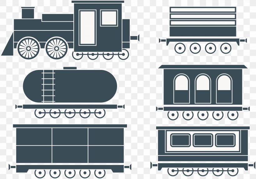 Train Passenger Car Steam Locomotive, PNG, 5287x3720px, Train, Architecture, Brand, Building, Caboose Download Free